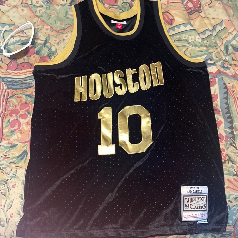 Sam Cassell Houston Rockets Mitchell & Ness Basketball Jersey